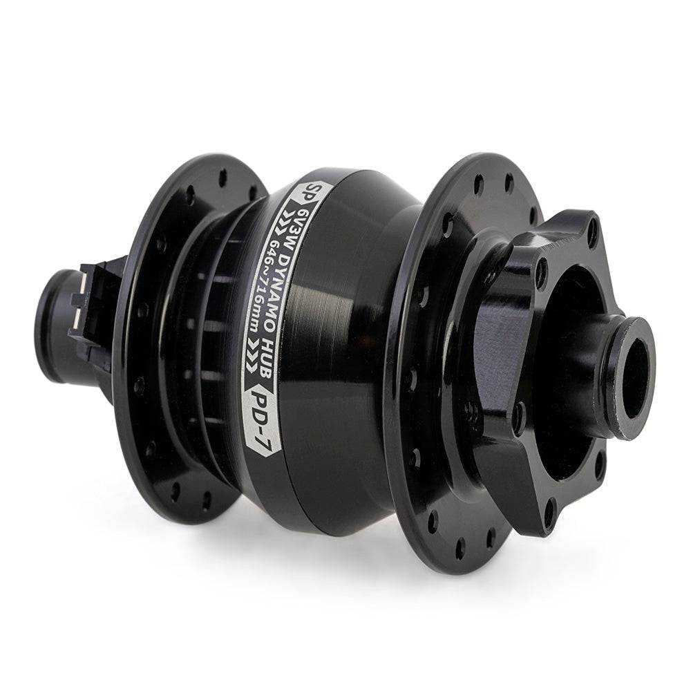 SP PD-7 Power Dynamo Hub for bikes, 6V 3W German standard bike hub dynamo, durable bicycle component with reliable power output