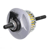 Sturmey Archer Dyno Hub internal assembly spare parts for bicycle maintenance, showing detailed components on a white background.
