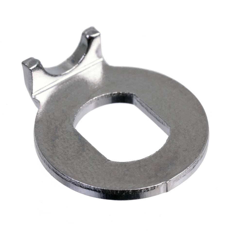 Sturmey Archer rear axle lockwasher for bicycle hub assembly, close-up of metal component used in hub components.