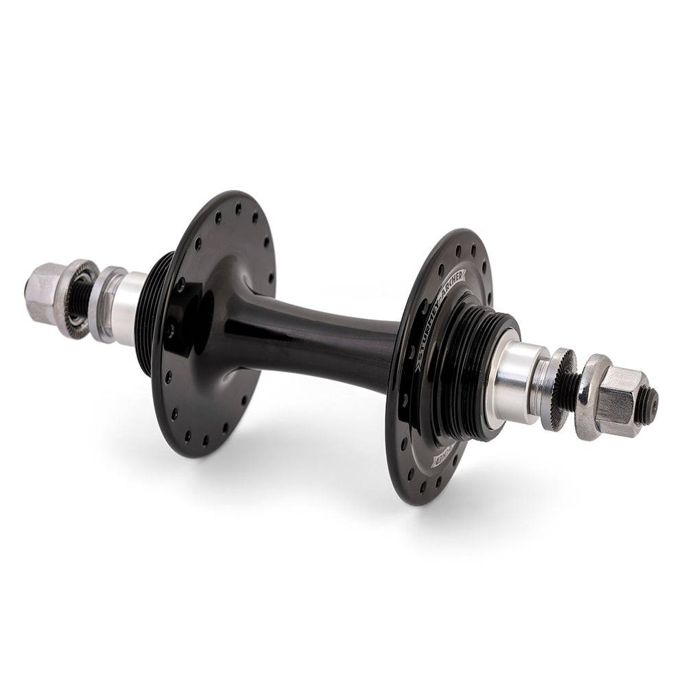 Sturmey Archer track hub for fixed and freewheel bikes with sealed bearings, showcasing a durable bike component.