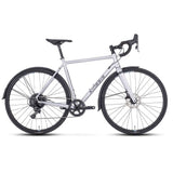 Kinesis UK 4S Apex Road Bike with 1x drivetrain and fitted mudguards, shown from a three-quarter angle, suited for commuting.