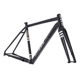 Kinesis UK Tripster AT Plus gravel and road frameset with carbon fork and cargo mounts, showcasing the lightweight bike frame design.