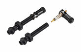 Black Granite JUICY NIPPLE valve cap kit with removal tool and optional valve stem set, designed for vehicle tire components.