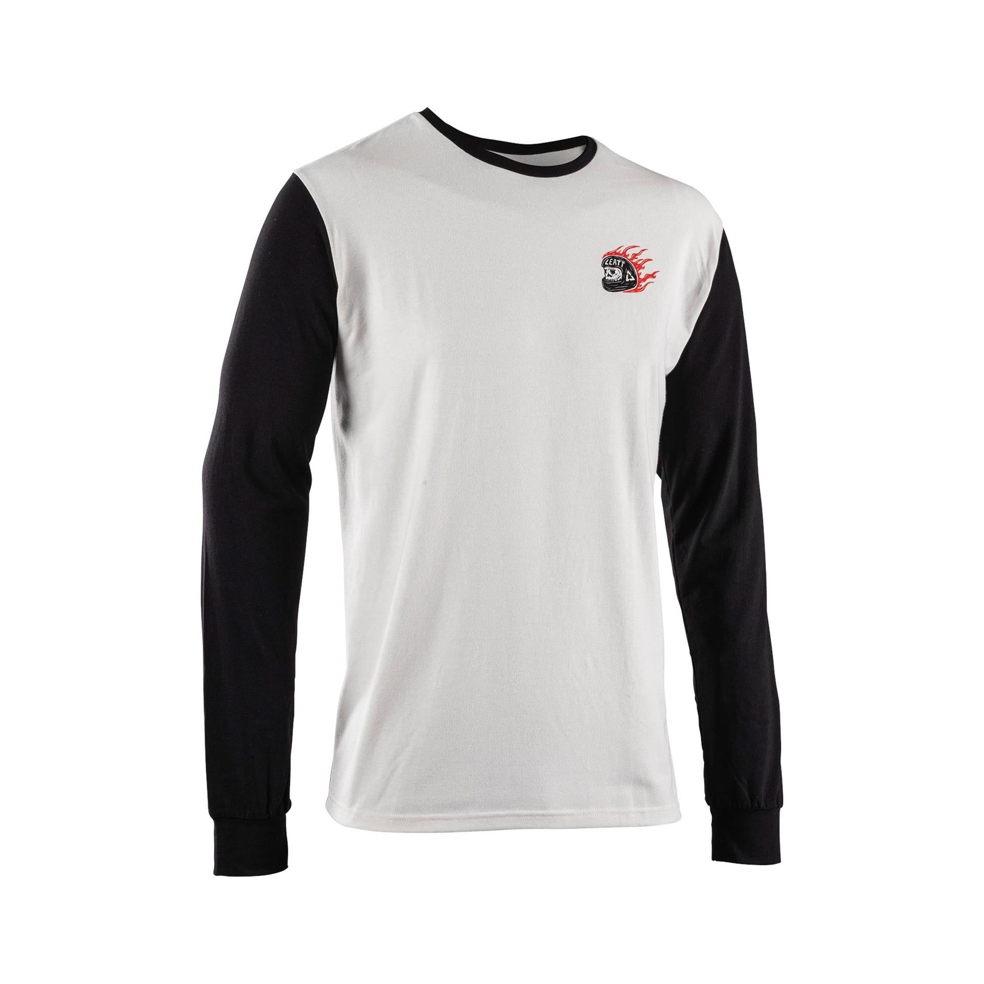 Leatt Core long sleeve T-shirt for men and women, casual unisex fit, in a comfortable, regular fit, suitable for everyday wear.