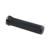 Leatt ReaFlex 6.0 Diamond Lock-On MTB grips with vibration absorption and trail control, shown on mountain bike handlebars.