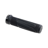 Leatt ReaFlex 6.0 Half Waffle Lock-On MTB grips with vibration reduction for mountain biking, featuring textured grip surface.