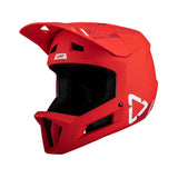 Junior Leatt Gravity 1.0 full-face MTB helmet with 360° Turbine Technology, featuring a lightweight design and adjustable straps.