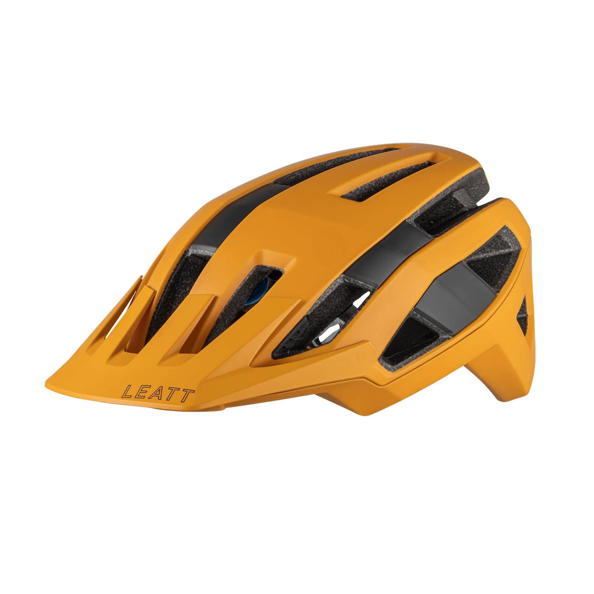 Leatt Trail 3.0 MTB helmet with 360° Turbine Technology and MaxiFlow ventilation, shown on a model for mountain biking.