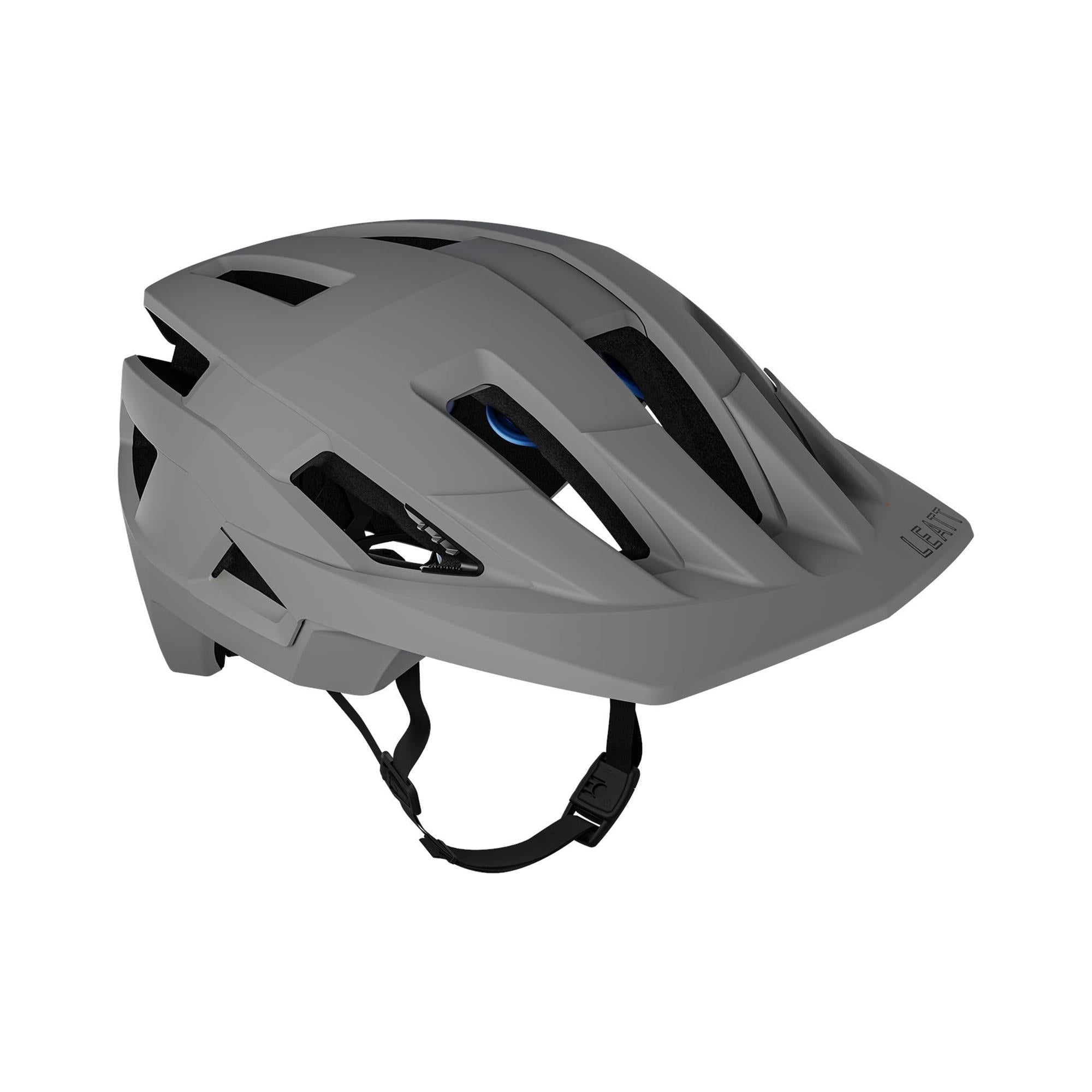 Leatt Trail 3.0 MTB helmet with 360° Turbine Technology and MaxiFlow ventilation, shown from the side with adjustable straps