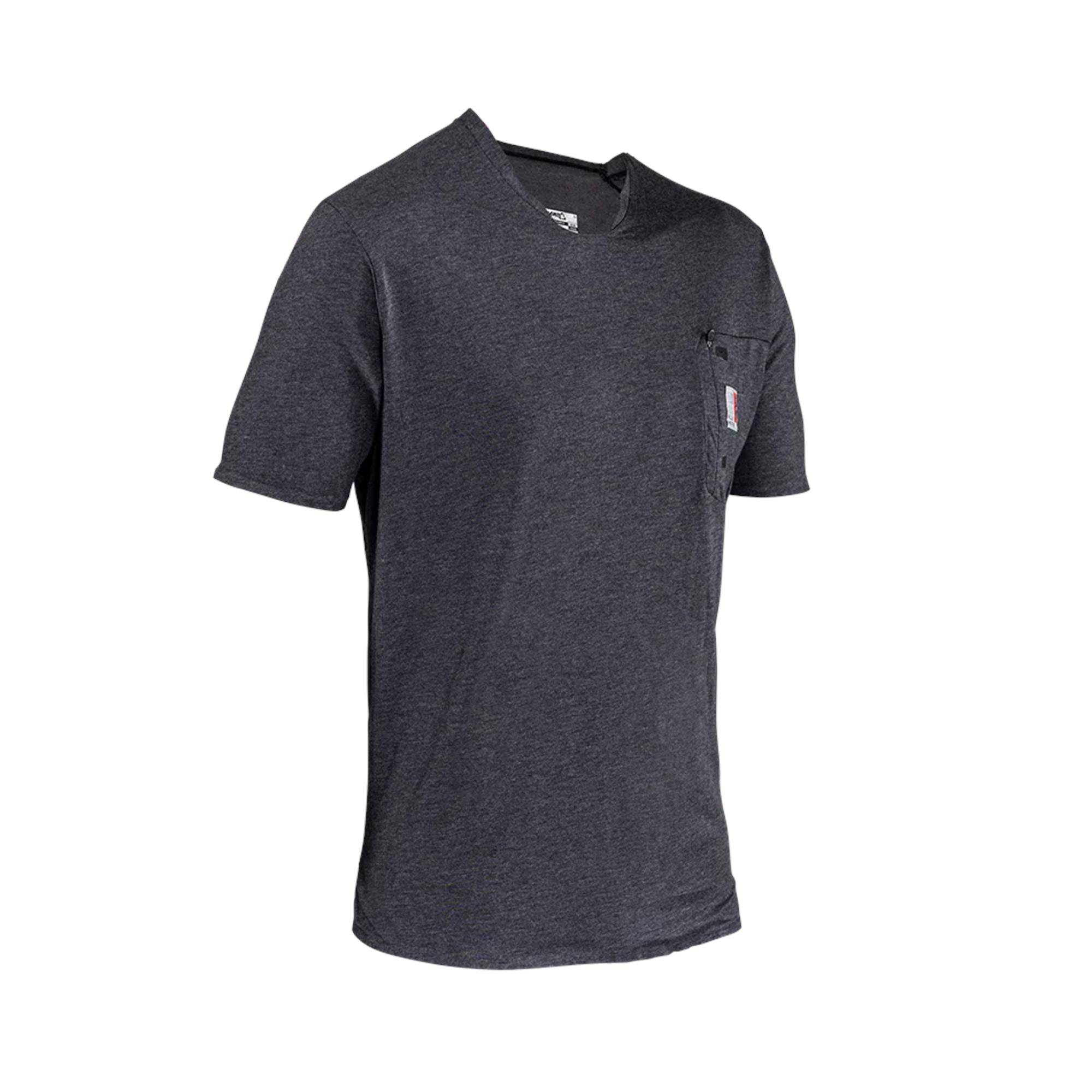 Leatt All Mountain 2.0 MTB jersey with TENCEL™ fabric, breathable mountain biking clothing, featuring lightweight, moisture-wicking material.