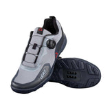 Leatt MTB Shoe 6.0 clipless trail and enduro cycling shoe with MOZ lacing system, shown in black with durable design.