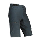 Youth mountain bike shorts by Leatt, AllMtn 2.0 model, featuring stretch fabric and ventilation for active riding comfort.