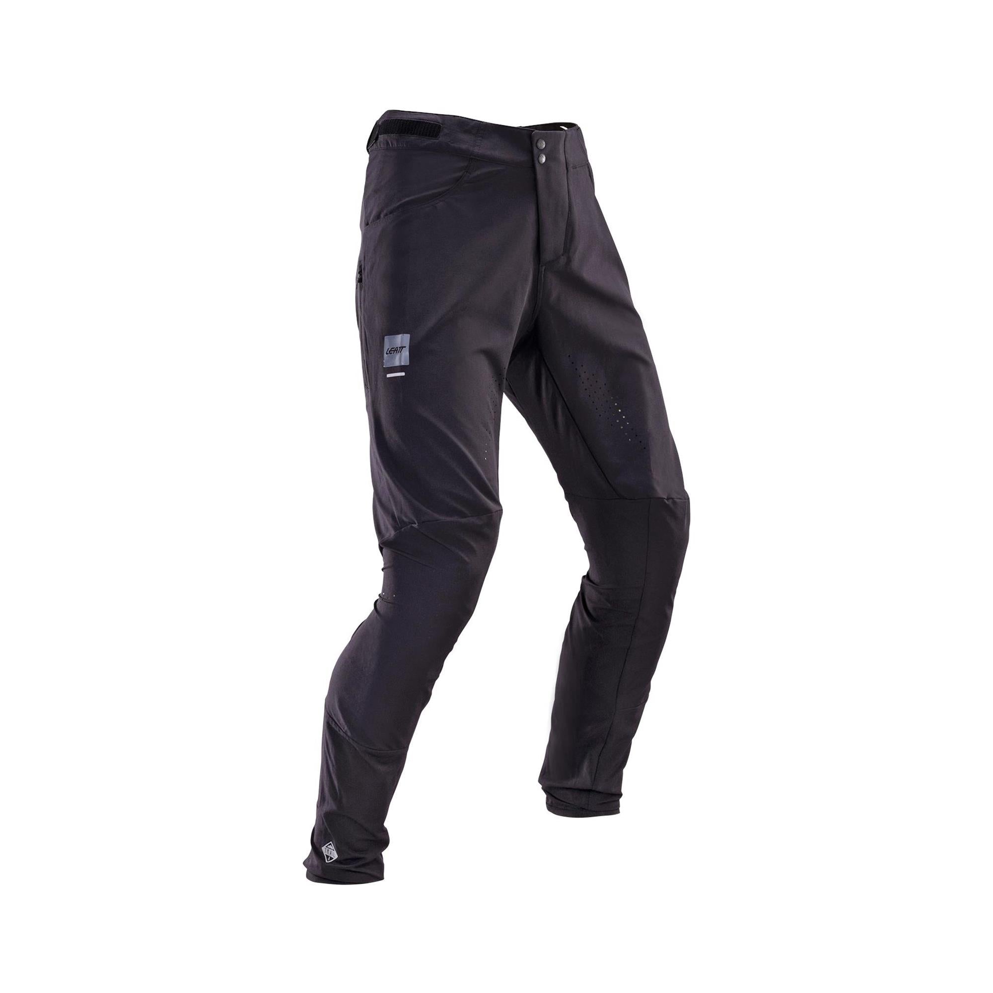Leatt Trail 2.0 V26 MTB pants in slim fit with ventilation and UPF 50+ for mountain biking, shown in a natural position.