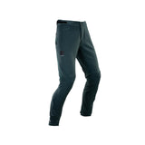 Leatt Trail 2.0 V26 MTB pants in slim fit with ventilation and UPF 50+ for mountain biking, shown in black with reinforced knee areas.