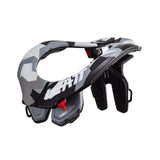 Lightweight Leatt 3.5 Neck Brace for riders, adjustable protective gear in black with padded support and secure straps.