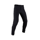 Leatt Enduro 3.0 MTB pants with waterproof breathable panels and integrated knee guard fit, designed for mountain biking.