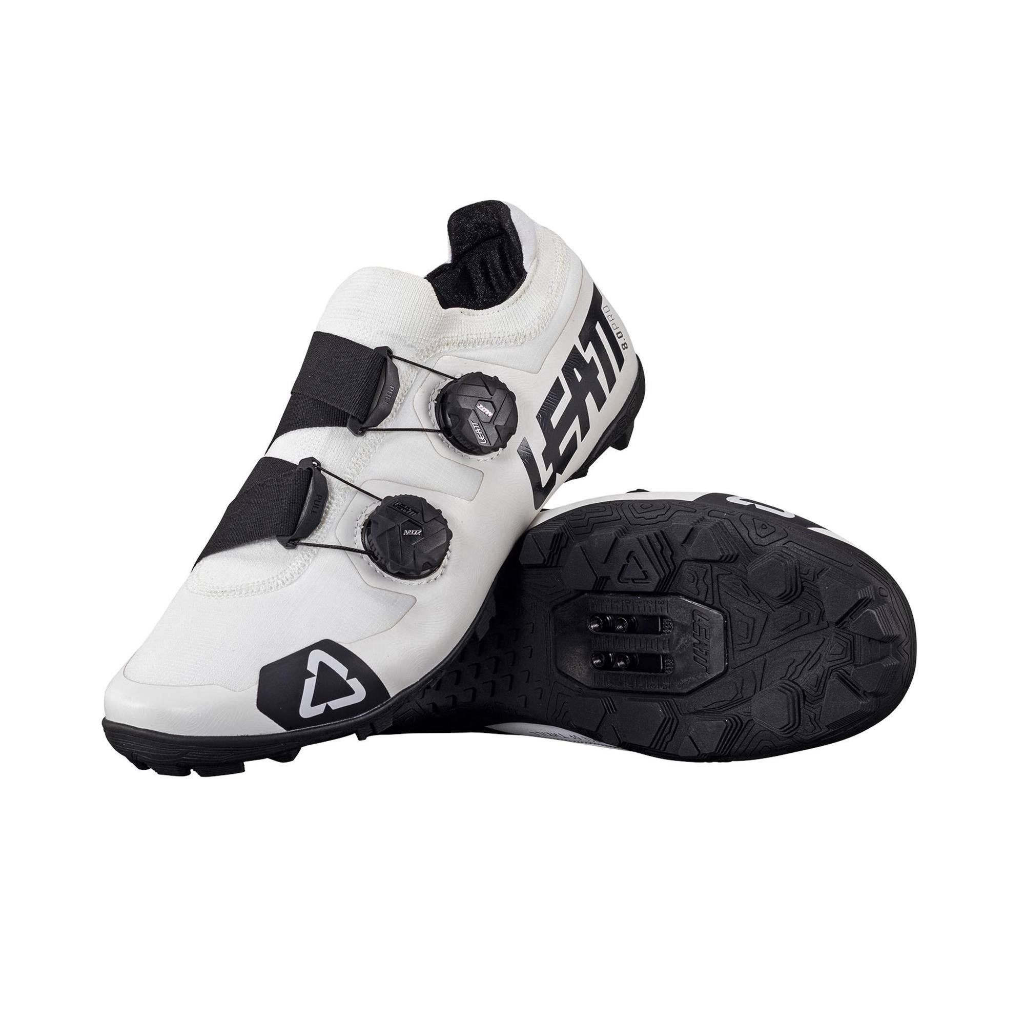 Leatt ProClip 8.0 Race Shoes for XC and gravel racing, featuring adjustable fit and durable cycling footwear design.