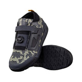 Leatt ProFlat 3.0 MTB shoes with MOZ Cable Fit System and RideGrip Pro sole, featuring durable cycling footwear design.