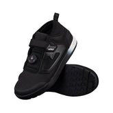 Leatt ProFlat 3.0 MTB shoes with MOZ Cable Fit System and RideGrip Pro sole, designed for mountain biking comfort and grip.