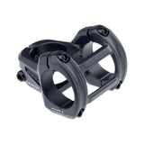 Leatt Gravity 31.8mm CNC machined MTB stem for aggressive riding, showcasing the sleek black design and precise construction.