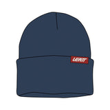 Leatt Team Beanie 2026 unisex MTB outdoor warm headwear, soft knit fabric, black with Leatt logo for casual outdoor cycling.