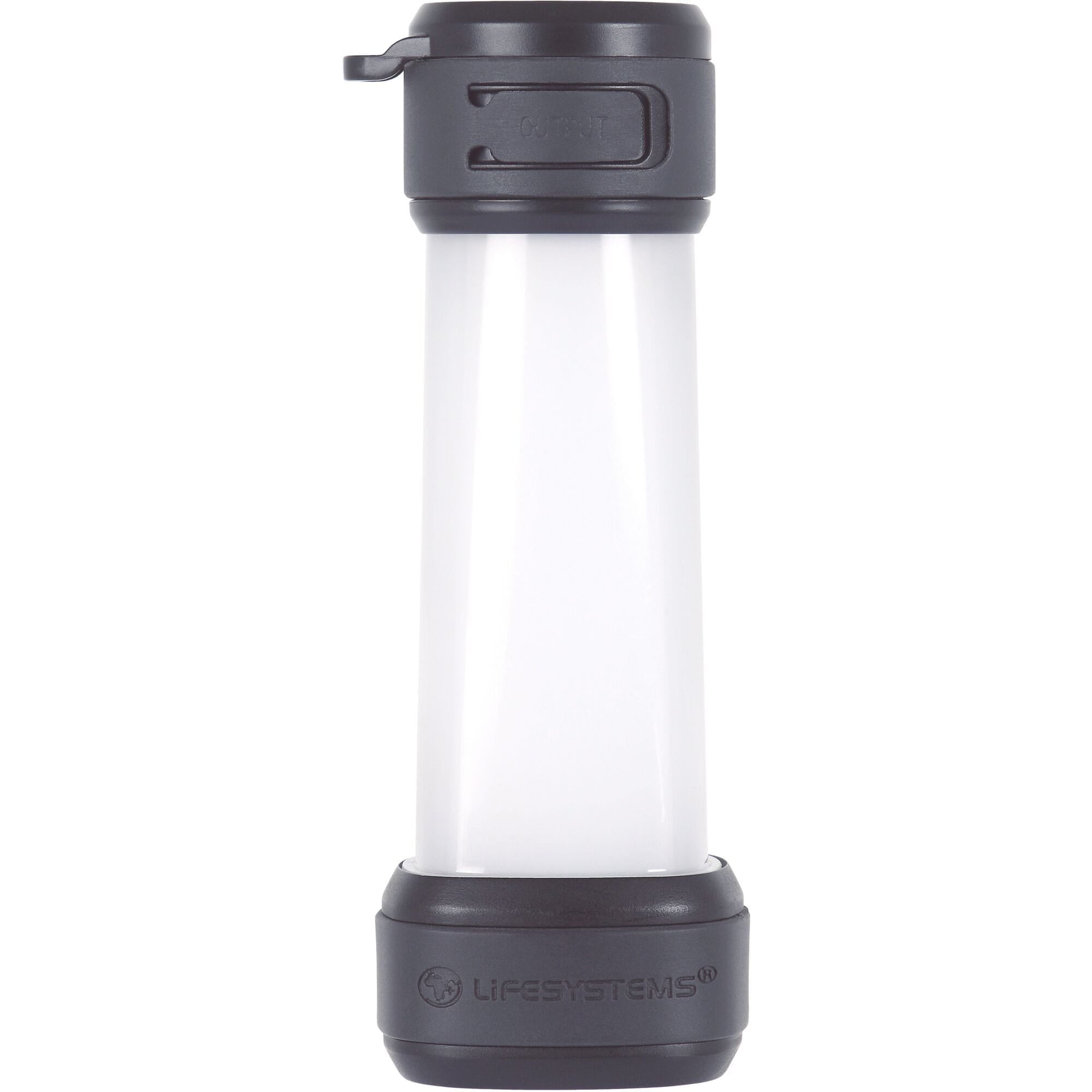 Lifesystems Intensity 552 LED outdoor lantern with USB power bank, multiple lighting modes, and a sturdy design for camping.