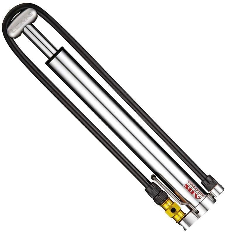 Lezyne Micro Floor Drive HV V2 Silver high volume bike pump with ABS chuck for easy inflation and durable construction.