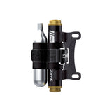 Lezyne Pro Tubeless Kit Loaded for tubeless tire repair, featuring black components and tools for quick, reliable sealing.