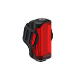 Lezyne Radar Drive rear bike light with radar detection and 300-lumen LED, shown from a three-quarter side view.
