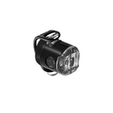 Lezyne Femto USB-C bike front light in black showing 50 lumens, waterproof design, compact LED bike light for accessories