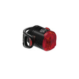 Lezyne Femto USB-C rear bike light in black with 15 lumens, waterproof, rechargeable, compact LED accessory for bicycles.