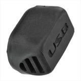 Lezyne Bung accessory for HectoXL, MiniXL, and MicroXL LED light mounts, shown in black plastic with attachment points.