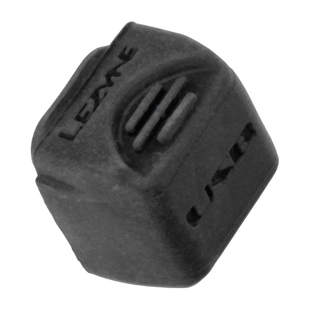 Lezyne Strip & Strip Pro Bung for fixing lights accessories, shown in black with durable design, compatible with LED light mounts.