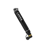Lezyne Pocket Drive CO2 bike pump with integrated chuck, compact black accessories for inflating bike tires.