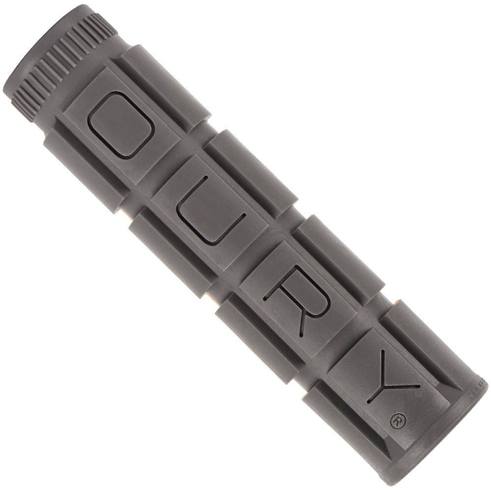 Lizard Skins Oury V2 MTB and BMX grip in graphite, featuring textured surface for anti-vibration and secure handling.