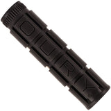 Lizard Skins Oury V2 single compound MTB and BMX bike grip in jet black with textured surface and anti-vibration design.