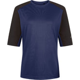 Madison Flux Trail Women's short sleeve MTB jersey in ink navy, size 6, fast-wicking athletic cycling top.