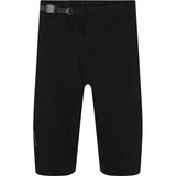 Madison Flux men's DWR stretch trail shorts with water-repellent coating and zipper pockets, designed for outdoor activities.