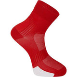 Unisex Madison Flux Performance Socks with moisture-wicking fabric, designed for running and cycling activities.