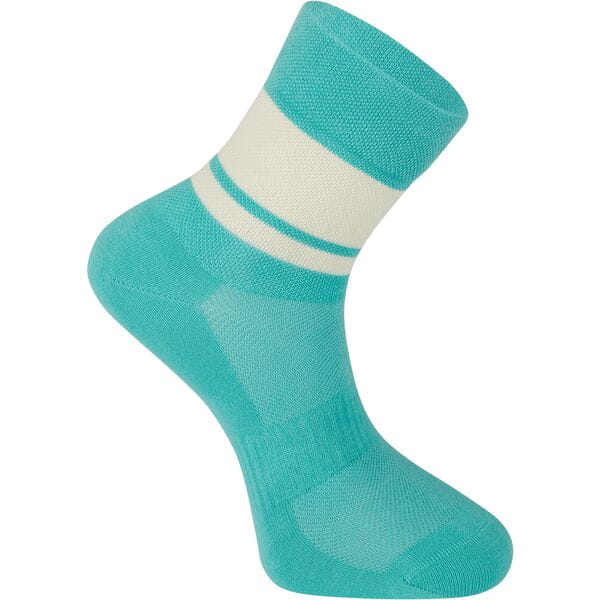 Madison Freewheel cycling socks with targeted compression, breathable fabric, and comfortable fit, designed for cyclists.