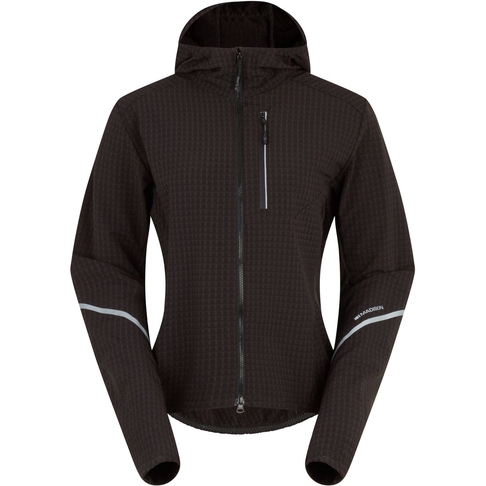 Madison Roam Women's Isoler Thermal Trail Jacket for cycling and outdoor activities, shown in a stylish outdoor setting.