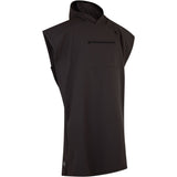 Madison DTE Men's Dirty Habit thermal changing robe in black, XS-XL, outdoor clothing with hood and zip front for comfort and convenience.