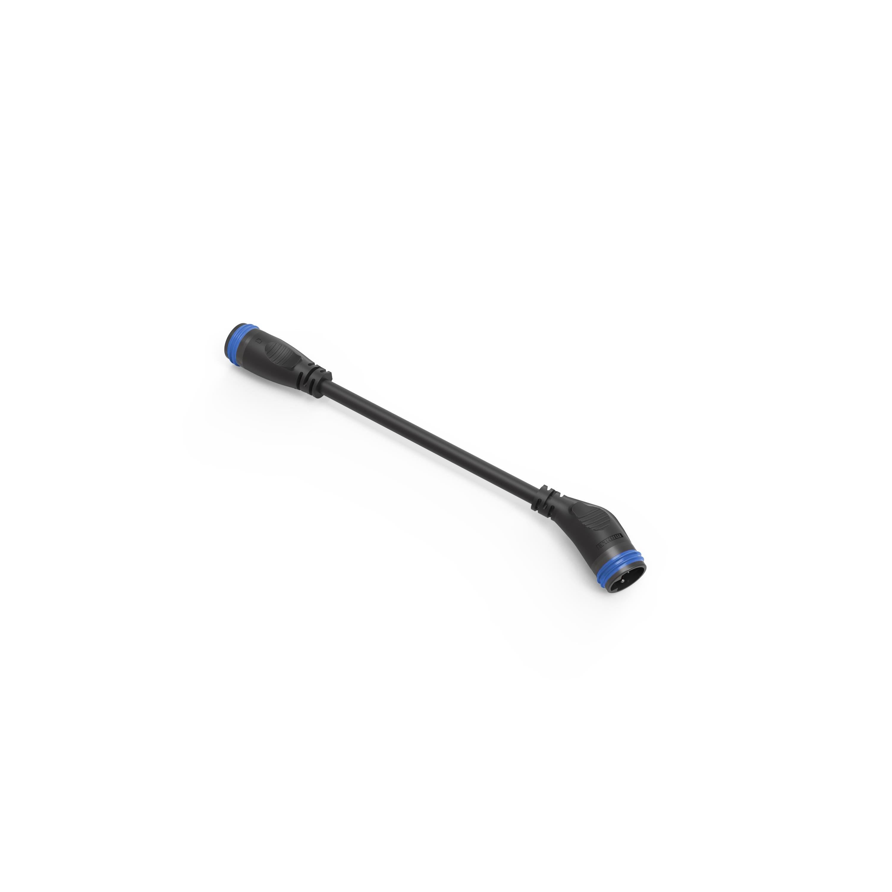 MAHLE X30/X20 30° connector for E-Bike battery extension, showing the compact component with electrical contacts.