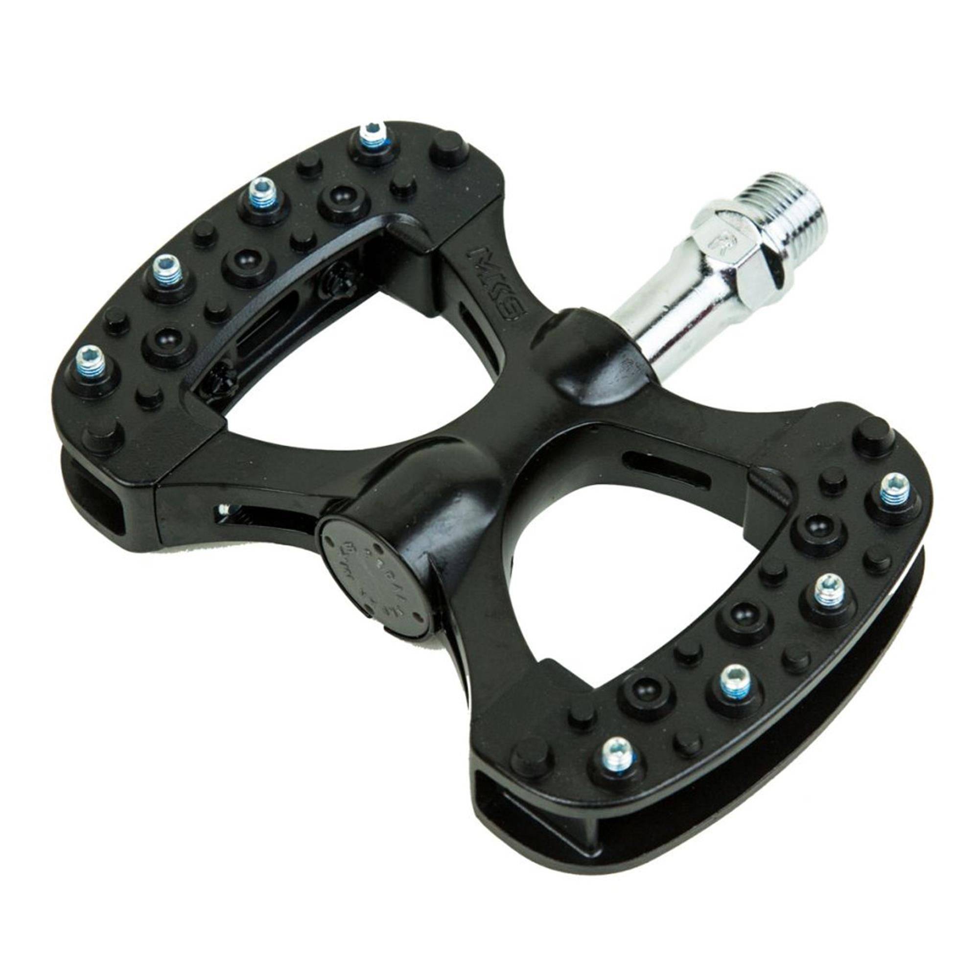 MKS Gamma gravel and mixed surface bike pedal with anti-slip grip pins, durable components for secure pedaling.