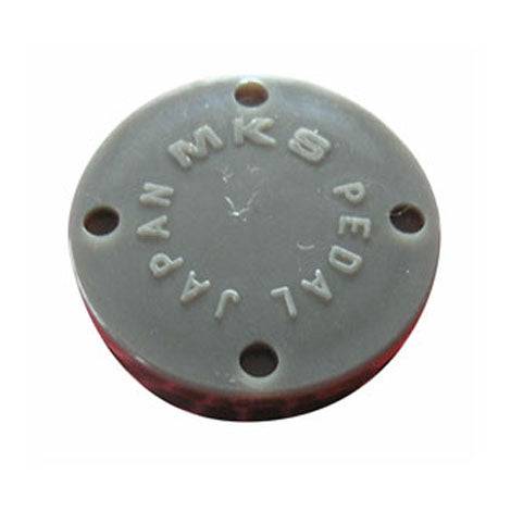 MKS MTE dust cap for pedal protection, single replacement component, black plastic cover for bicycle pedals.