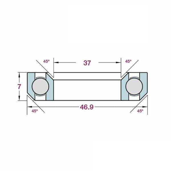 FBI Mr137 Headset Bearing | Swinnerton Cycles