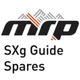 MRP SXG lower skid plate chain device for drivetrain protection, shown on bike component with black finish and mounting hardware.