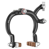 Dia-Compe MX890 BMX brake set in black, lightweight anodised components with 68-86mm brake arms and detailed cable fittings.