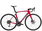 Trek Madone SL 5 Gen 8 aero road bike with lightweight frame, aerodynamic design, and racing handlebars for speed and climbing.
