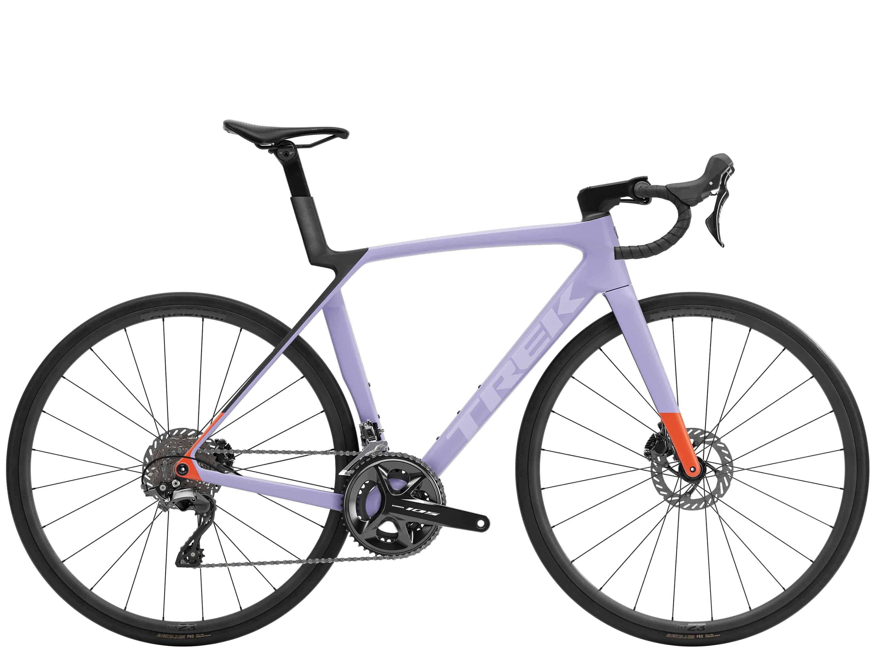 Trek Madone SL 5 Gen 8 aero road bike with lightweight frame and aerodynamic design for speed and climbing performance.